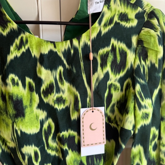The wolf gang Light green Sofia dress NWT Sz S - Picture 6 of 7